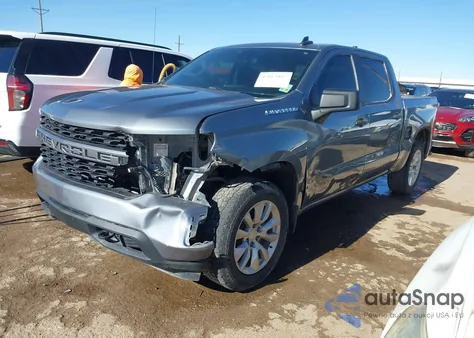 2019 Chevrolet Silverado 1500 Custom from USA, damaged, VIN 1GCUYBEFXKZ239864